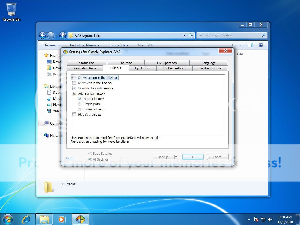 How do I restore classic Start menu on Windows 11 Home? ClassicShell_5.jpg