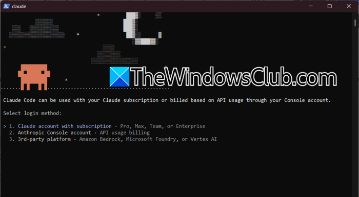 How to use Claude Code and OpenAI Codex remotely in Windows 11? claude-login.png