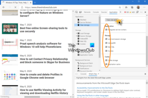 Use Developer Tools to clear Site Data for a particular website in Chrome or Edge clear-site-data-developer-tools-300x200.png