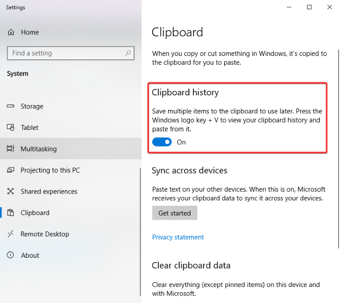 Clipboard History not working or showing in Windows 10 clipboard-history-not-working-showing-windows-10.png