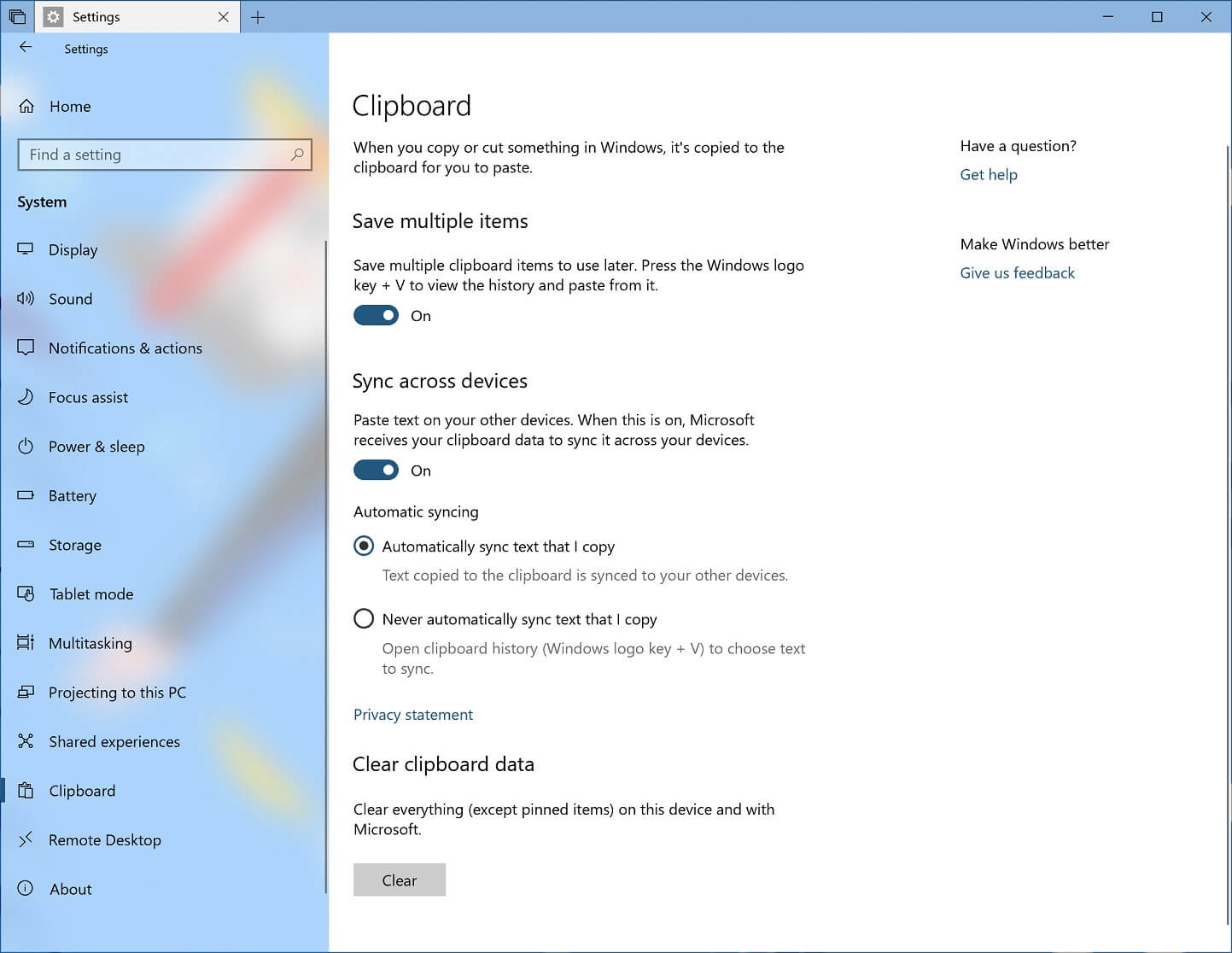 Windows 10 Cloud Clipboard feature now supports larger images Clipboard-in-Windows-10.jpg