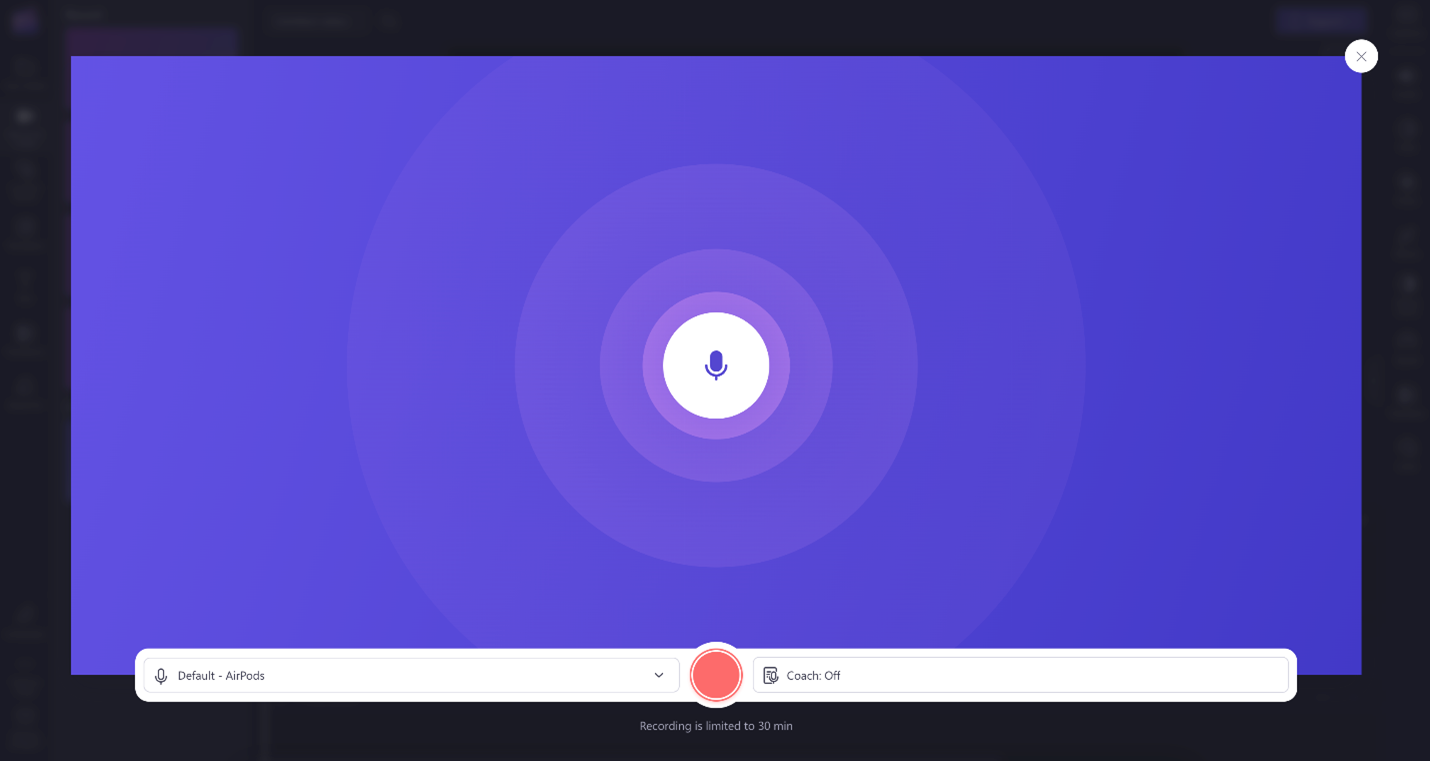 ClipChamp ?  How to determine the preview page when posted on social media? ClipchampAudioRecording.png