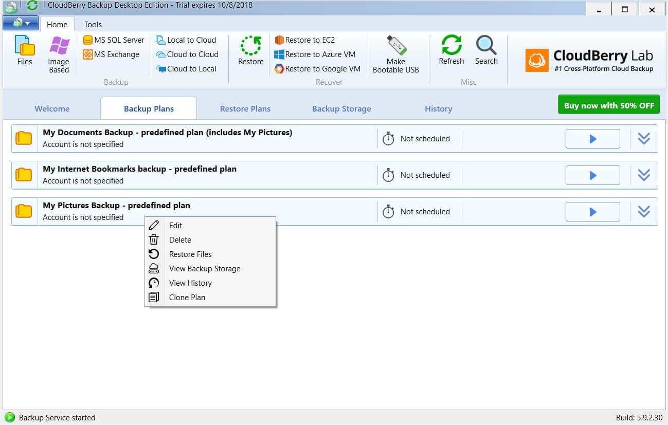 CloudBerry Backup Review: A secure, fast and cloud-based backup software CloudBerry-settings.jpg
