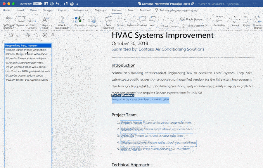 Keep track of to-dos with new AI features in Office Word Collaborate-with-others-gif.gif