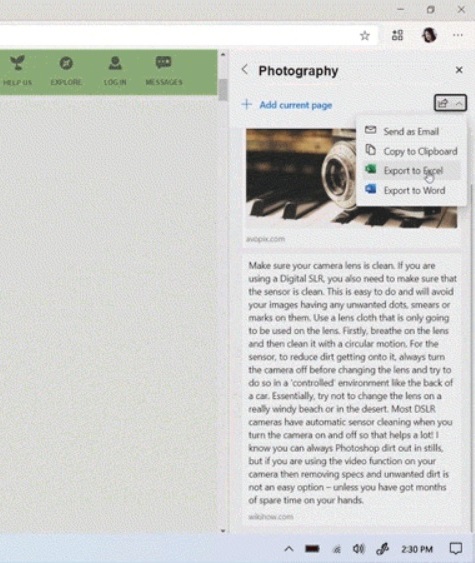 Chromium Edge for Windows 10: The new features you can expect Collections-in-Edge.jpg