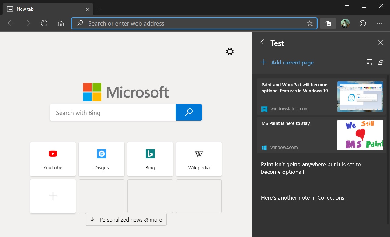 Leak reveal details of upcoming big Windows 10 feature updates Collections-in-Edge.jpg