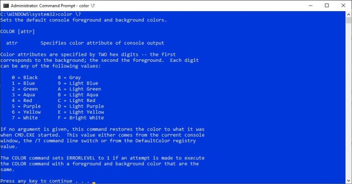 How to change the Background and Foreground Color in Command Prompt Command-Prompt-Change-Colors-Temp.jpg
