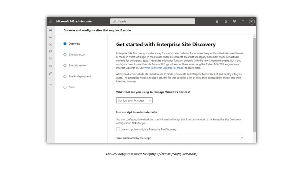 IE11 is being retired on 15/6/2022 - Help, need some advice ConfigureIEmodetool_image-1024x576.jpg