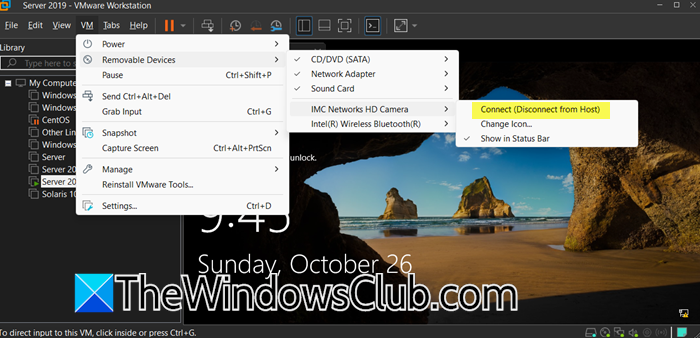 Camera not working in VMware; how to enable it? connect-camera.png