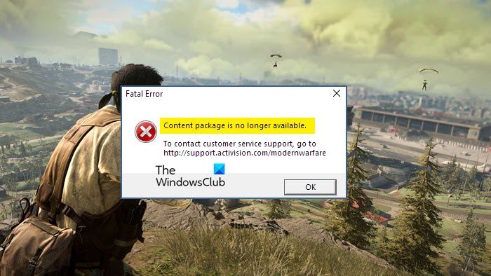 Content Package is no longer available in COD content-no-longer-available.jpg