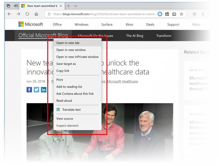 Windows 10 Redstone 5 to bring Fluent Design improvements and more to Edge Context-Menu-in-Edge-browser.jpg