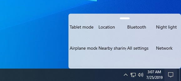Internal Windows 10 20H1 Build 18947 has a new Control Center UI ControlCenter.jpg