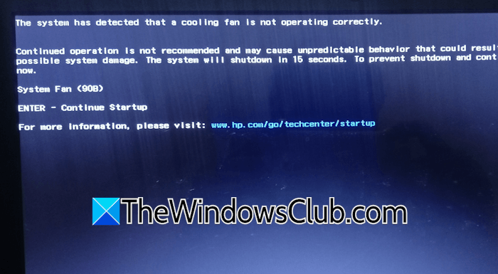 System has detected that a cooling fan is not operating correctly HP cooling-fan-is-not-operating-correctly-HP.png