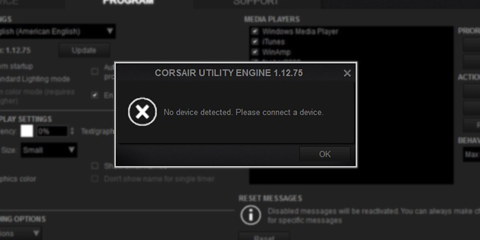 Fix Corsair Utility Engine No device detected error on Windows 11/10 Corsair-Utility-Engine-No-device-detected.png
