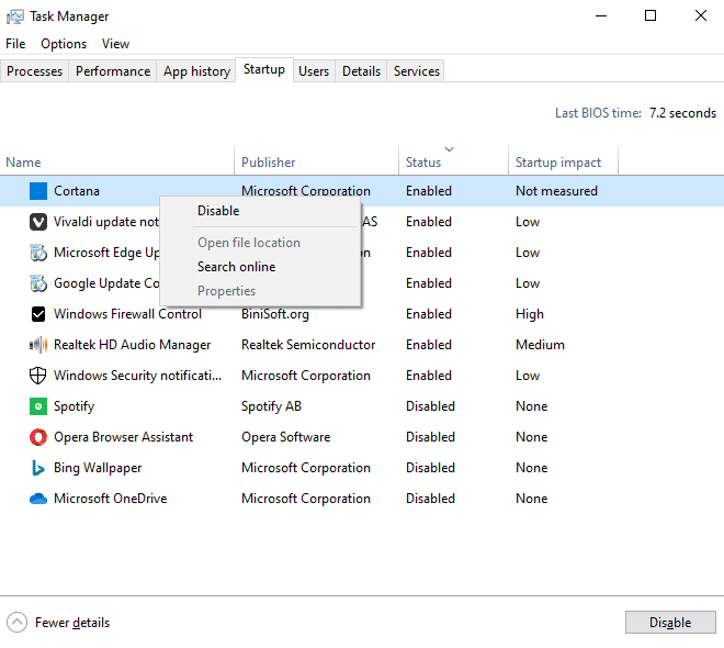 Here is how you disable Cortana from autostarting with Windows 10 version 2004 cortana-autostart-windows-10-2004.png