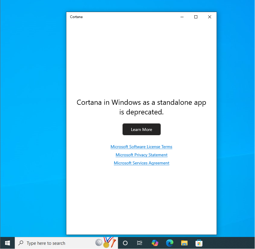 Sorry Microsoft, Windows 10 taskbar is still better than Windows 11, and here’s why Cortana-in-Windows-is-deprecated.png