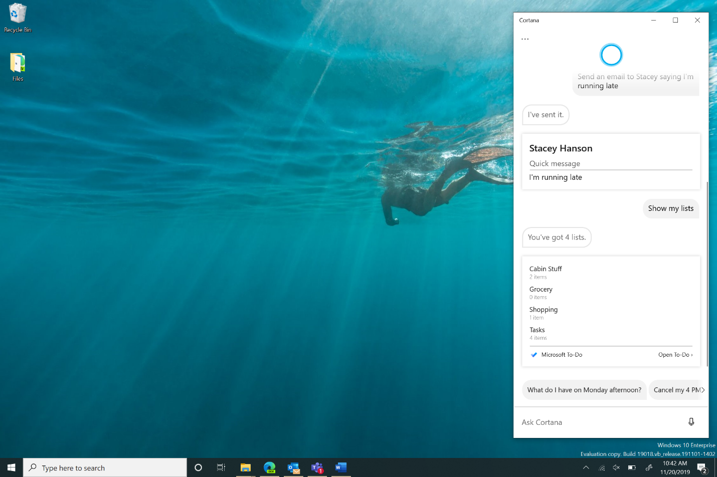 Cortana beta app now with more productivity for Windows 10 Insiders cortana.png