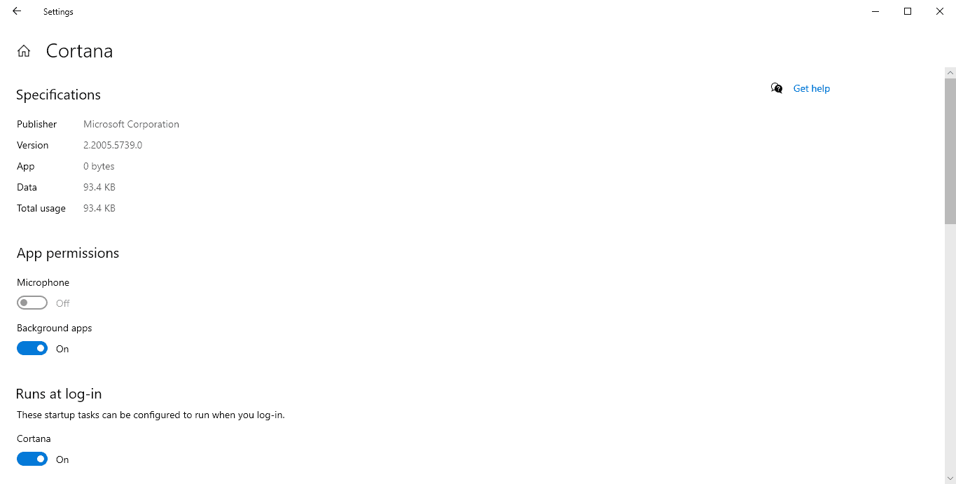 Here is how you disable Cortana from autostarting with Windows 10 version 2004 cortana-runs-at-log-in.png