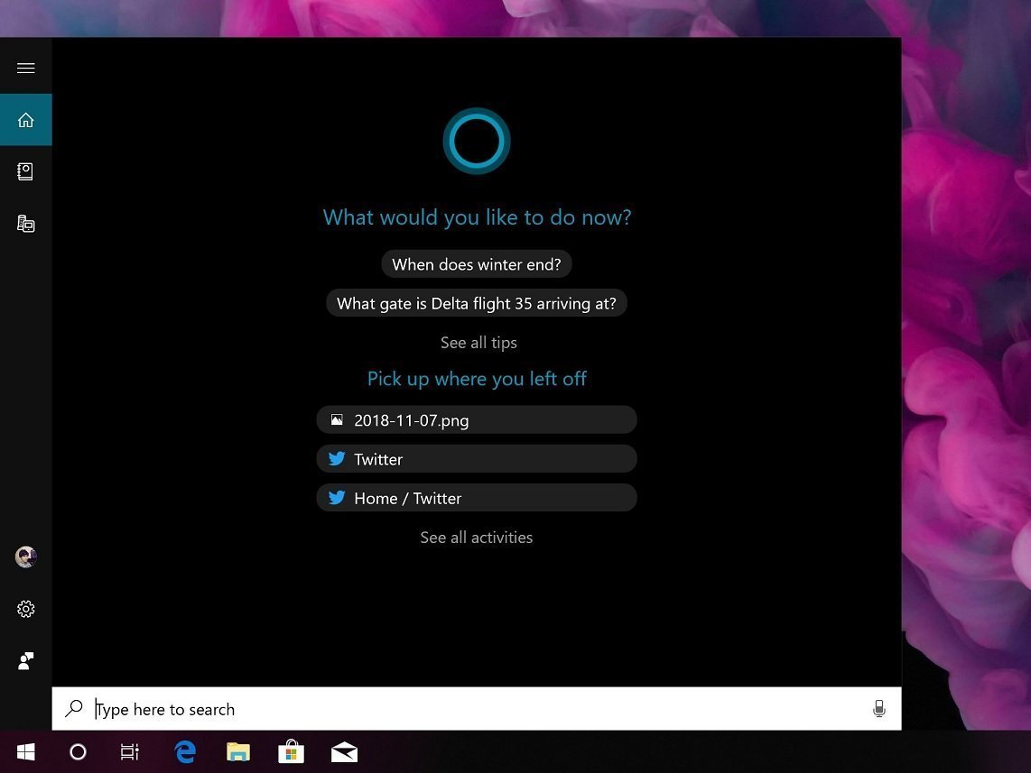 Cortana to get more UI improvements in Windows 10’s 2019 update Cortana-UI-homepage.jpg