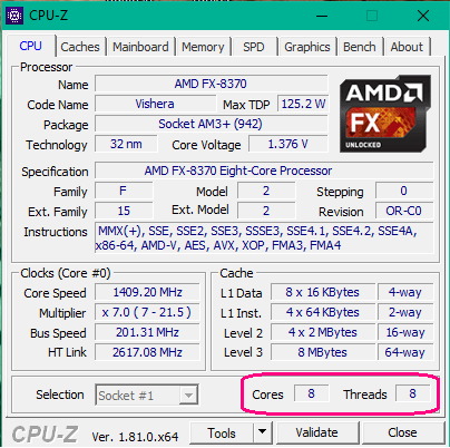 I have 4 cores but task manager says I have 2 CPU-Z.png
