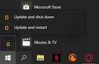 Display error in the shutdown and restart icons when there is an update that asks to restart. CQIbhhSLDPhO5FOZRWCQCjtUvHpllHGalT4FaRSZNF4.jpg