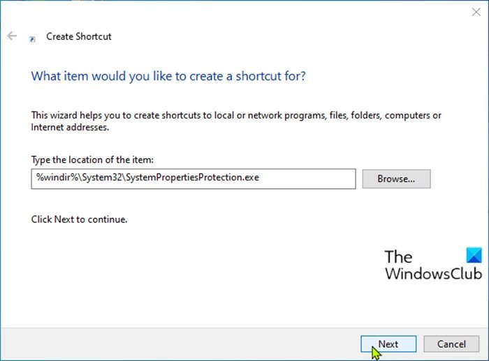 How to create System Restore shortcut in Windows 10 Create-System-Protection-shortcut.jpg