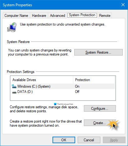 How to create System Restore shortcut in Windows 10 Create-System-Restore-shortcut.jpg