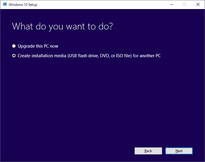 How to download Windows 10 version 1809 right now create-windows-10-1809-installation.png