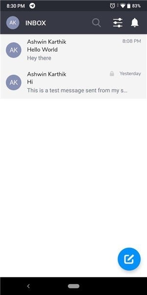 Criptext is a free encrypted email service with open source apps for Windows, Linux, macOS,... Criptext-sync.jpg