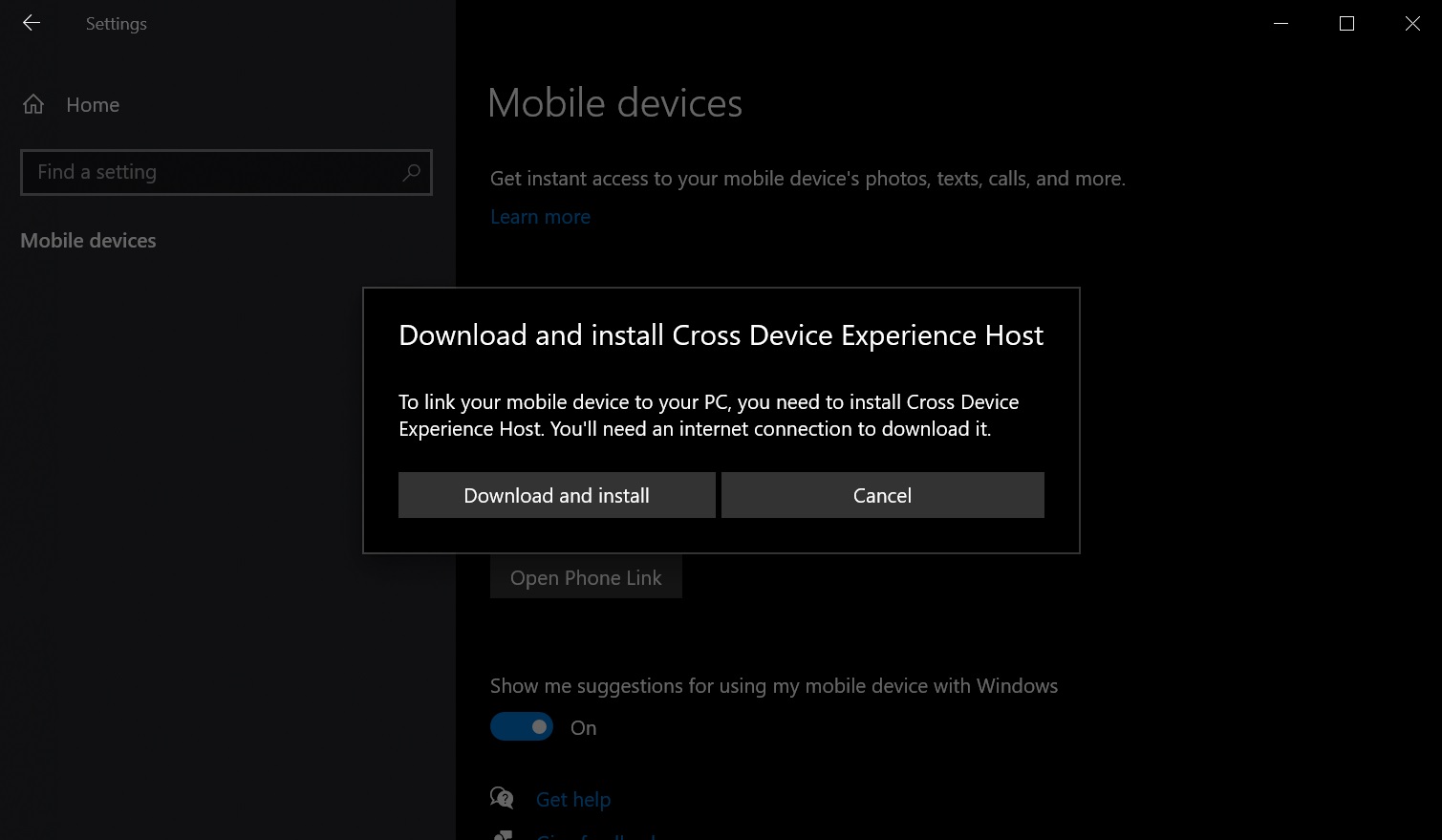 Windows 10 KB5037849 brings Windows 11-like Android integration Cross-Device-Experience-Host.jpg