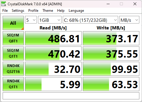 Windows Boot drive has become mindboggling slow? The latest Windows Update could be the cause crystaldiskmark.png