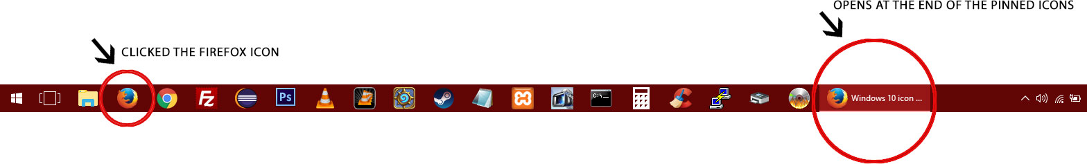 Pinned app icons moved to the right when opening one inbetween CsMfP.jpg