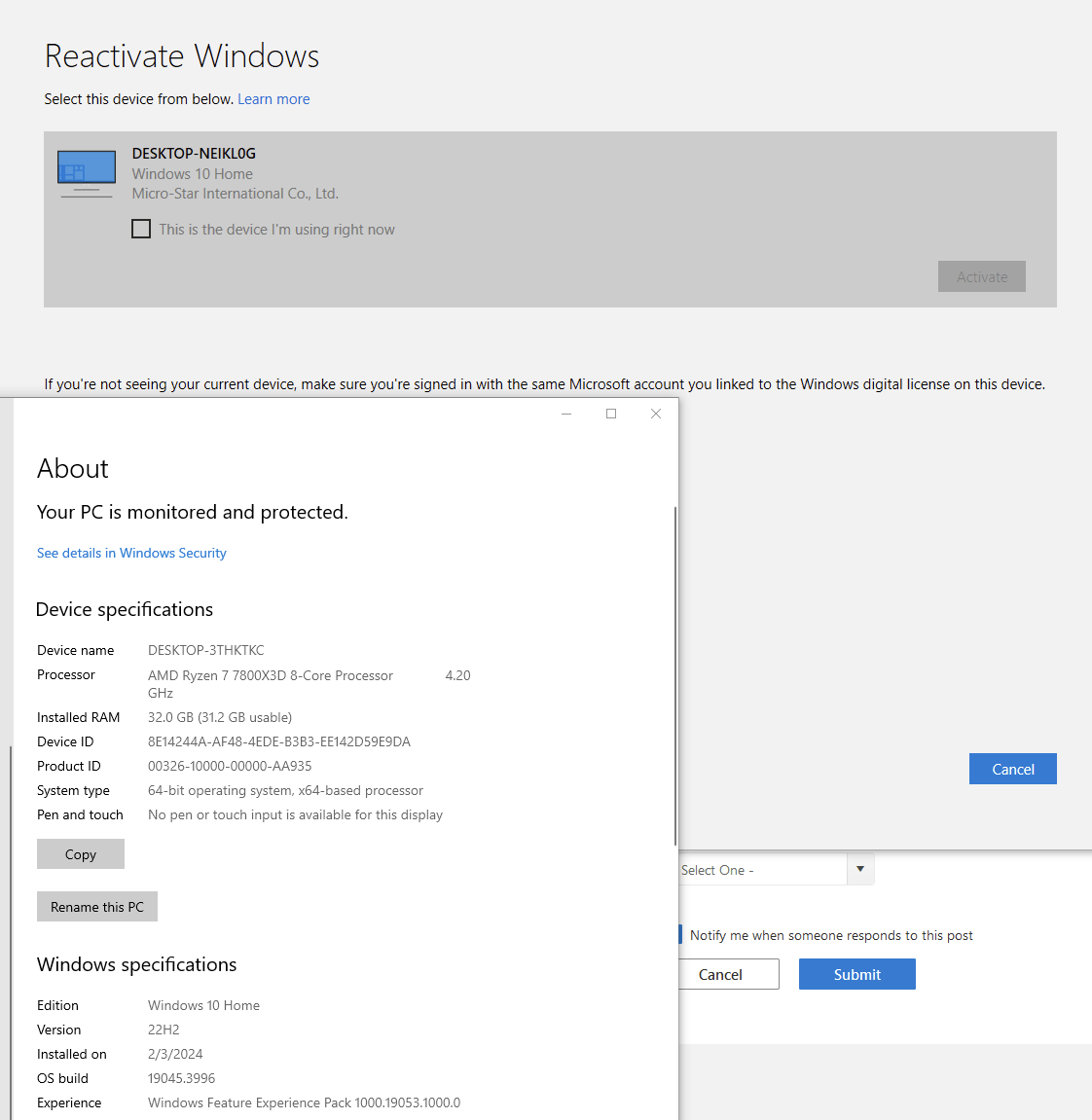 New PC not showing up during the Windows activation troubleshooter cTy7rvz5BQpGZ6UT96y2sTczUjgrVnWT3jd1XNHZuR76oBnLgoxAvkTPy5hwwiebnV8wIQwA%2BYzcSXEIiyCoOAKup9g%3D.png