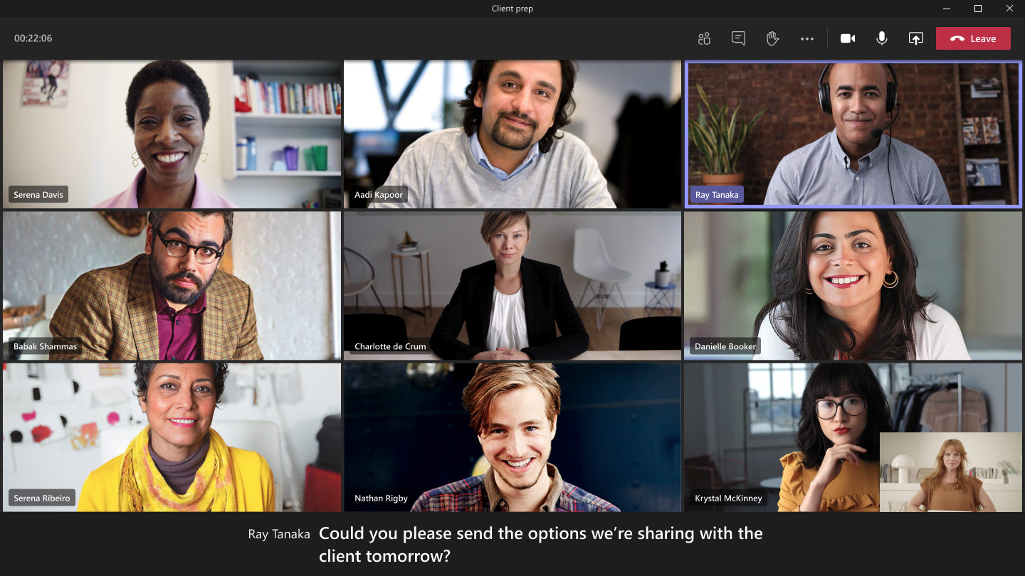 Microsoft Teams custom backgrounds, live captions, schedule meetings Custom-background-use-live-captions.png