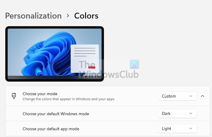 How to change the Start Menu and Taskbar Colors in Windows 11 Custom-Color-Windows-Personalization.jpg