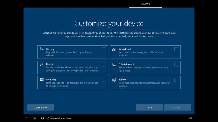 Microsoft is testing a new Windows 10 device setup feature customize-your-windows-10.jpg