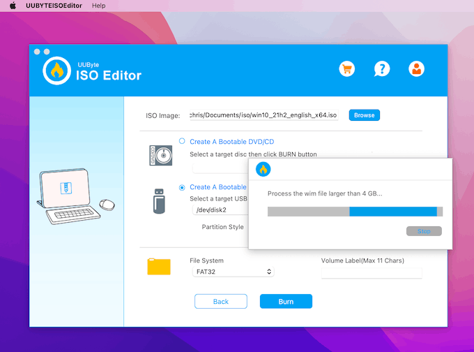 How can I burn Windows 11 ISO to USB on Mac? Cuydqbad2ESVC%2fxxbvH0PrGYoqGRuwdCb2D6MVB%2bpmV%2b2%2f3P1X3hRstcjQ7rPL0AGF%2fEOX9SZeMRL2EnR5I%3d.png