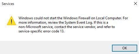 The Windows Defender Firewall service terminated with the following service-specific error:... d06a4136-0a5e-430d-a649-92afe79dc1b5.jpg