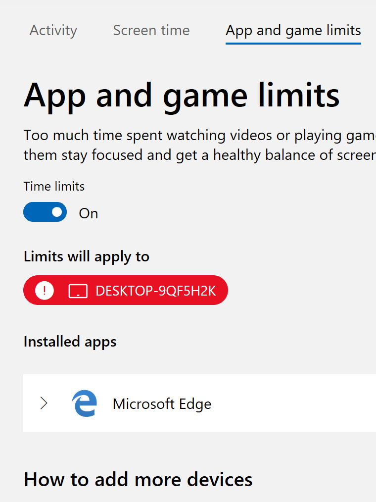Family settings app and game limits unable to read a device d08b8e84-7f93-4d7b-b584-45ac5ada440c?upload=true.png