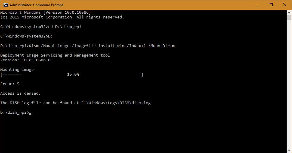 DISM error(syntax incorrect) when trying to mount WIM files.. d09fa82d-76cd-4cbc-822c-5b969f835791?upload=true.jpg