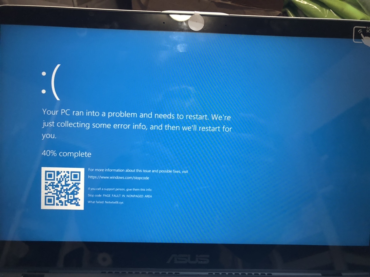 Repeated crashes due to netwt10.sys failure. d0a6fe3b-41fe-43d6-b9b4-dd0f064930d5?upload=true.jpg