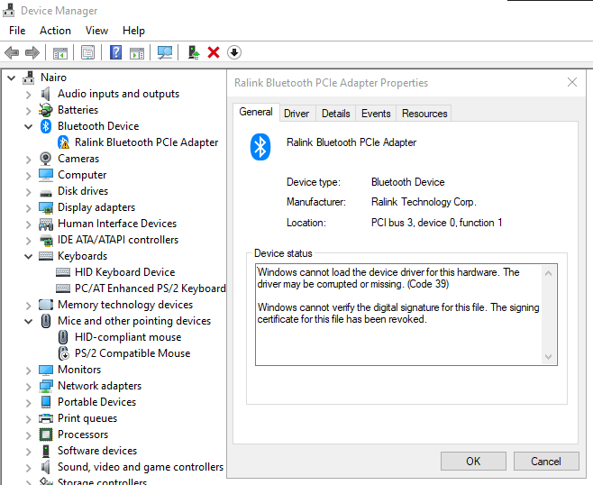 Windows cannot load the device driver for this hardware Code 39, Windows cannot verify the... D0mQNc1vWeDarFePDCS7OpidpUHo1X3QDj6ZEdw8Xc059BM28oTbQ5Z%2fPAiqpERapv5BOyqB9O%2b9WOjEvGFNz2vro%3d.png