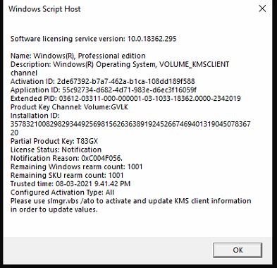 Is there any way to convert Windows 10  Volume_KMSClient to Retail d108ef52-e7a6-4e36-b5f6-ea20d33030eb?upload=true.jpg