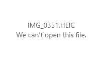 Photos will not open HEIC files on Win10, even with HEIF codec installed d10c1fbe-3b22-40d0-b16b-32bf3674efd0?upload=true.png