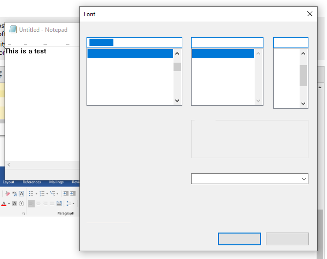 Windows 10: Text and fonts disappear from drop down menus, taskbar, explorer, and any... d1a6a90b-fa49-46fe-9933-39044c6d9c7a?upload=true.png