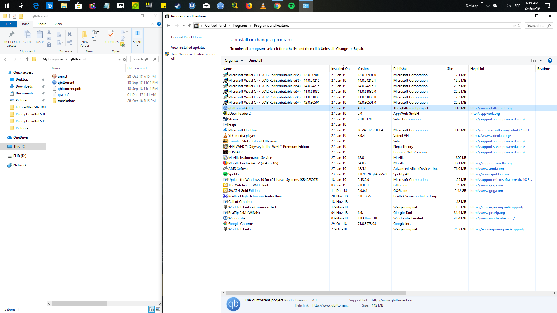 Why latest update shows few softwares as reinstalled in Programs and Features and not in... d1be492d-4b00-4919-a539-596d76f6c8b3?upload=true.png