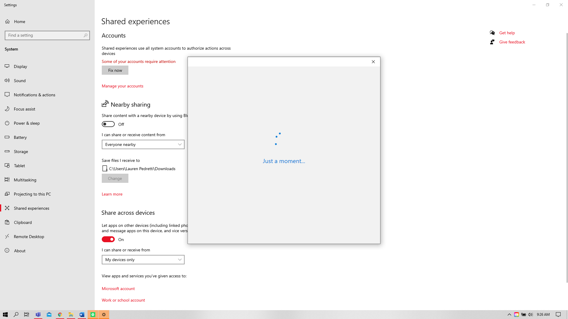 Shared Experiences Issue - Fix Now d23ce133-8b83-40bb-a419-5f425574a274?upload=true.png