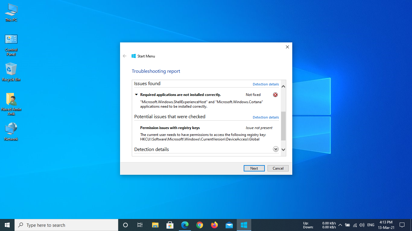 Windows 10 Start Menu Icons missing after resetting Start Menu through Registry Editor. d2469375-ca3e-4058-a468-359c2159304d?upload=true.png