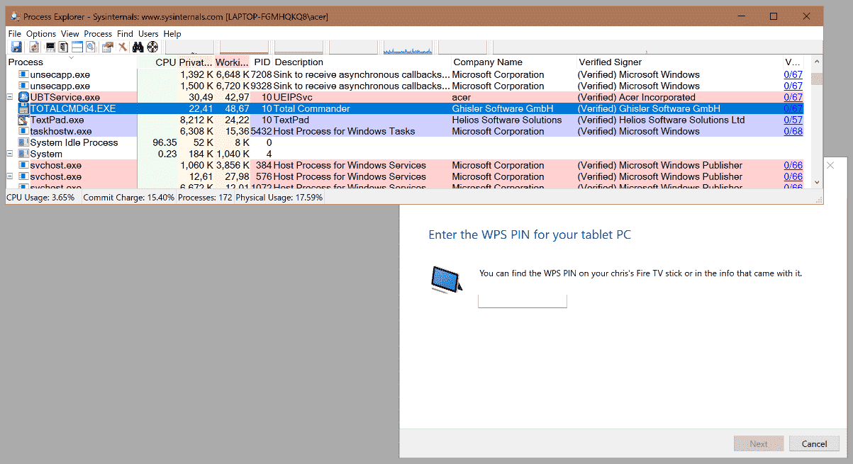 Any ideas why 'Add a device' dialog will not [Cancel] or [Close]? d276f654-ac22-4bf9-a6a3-01c2535e3a8a?upload=true.png