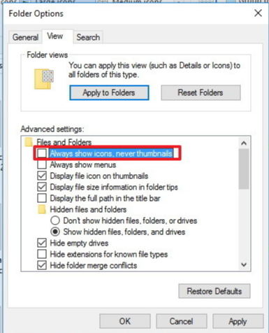 Windows 10 explorer missing preview thumbnails d2ef0465-8eed-426d-b9e0-b49ec8c4bd0d?upload=true.png